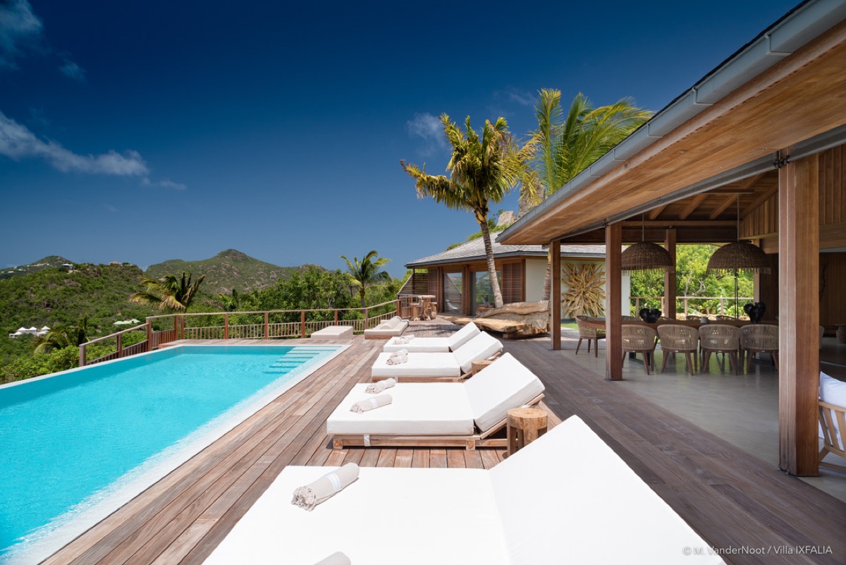 Wellness experience and private spa in a St Barth villa